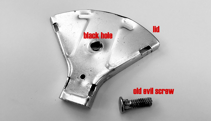 Lid and evil screw
